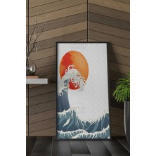 Artavessa Tek Parça Siyah Çerçeveli Panoramik Tablo - Artsyhmdfdky2
