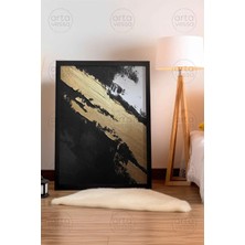 Artavessa Tek Parça Siyah Çerçeveli Tablo - Artplstksyh1