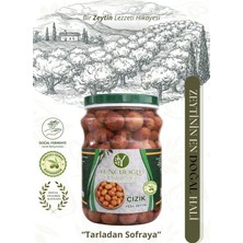 Çiftliği Çizik Yeşil Zeytin 700 Gram - Kendi Bahçemizden Doğal ve Katkısız Köy Tipi