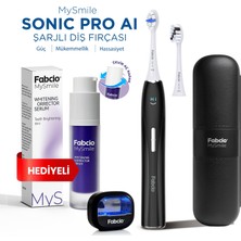 Fabcio Mysmile Sonic Pro Aı Şarjlı Diş Fırçası + Diş Beyazlatma Serumu Hediye