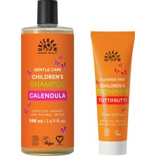 Urtekram Organik Çocuk Bakım Seti (Çocuk Şampuanı 500 ml + Tutti Frutti Çocuk Diş Macunu 75 Ml)