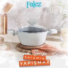 Falez Liva Seramik Derin Tencere 24 cm