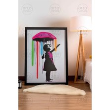 Artavessa Tek Parça Siyah Çerçeveli Tablo - ARTPLSTKSYH38