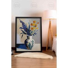 Artavessa Tek Parça Siyah Çerçeveli Tablo - ARTPLSTKSYH35