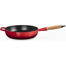 Le Creuset Signature Sauté Ahşap Saplı Lüks Döküm Tava 28 cm