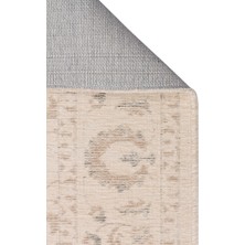 Akbel Halı Liza LIZ 03 Bej XW- Düz Pamuk Dokulu Kilim Kaymaz Tabanlı, Yıkanabilir, Uzun Ömürlü Kilim