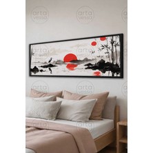 Artavessa Tek Parça Siyah Çerçeveli Panoramik Tablo - ARTSYHMDFYTY18