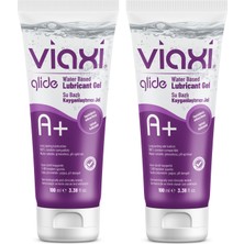 Viaxi Glide A+ Doğal Kayganlaştırıcı Jel 100 Ml Kokusuz Ekstra Kayganlaştırıcı 2 Adet