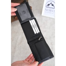Norvi Leather Bozuk Para Gözlü Hakiki Deri Cüzdan 1032