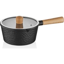 Falez Black Lıne Döküm Sütlük 18 cm