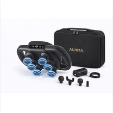 Aetcr AMG37 LCD Göstergeli 6 Başlıklı Titreşimli Masaj Aleti - 9 Ayarlanabilir Modlu Şarjlı