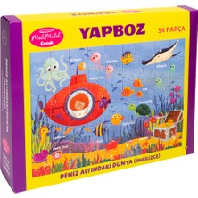 Melimelek Çocuk Yapboz Puzzle - Deniz Altındaki Dünya (Ingilizce)  (Ceyda Düvenci)