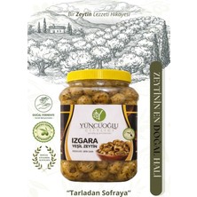 Çiftliği Izgara Yeşil Zeytin 900 Gram - Kendi Bahçemizden Doğal Katkısız Izgara Zeytin