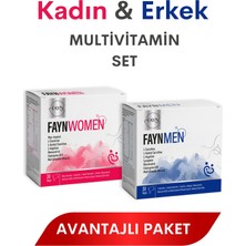 faynmed Faynwomen & Faynmen Çiftlere Özel Üreme Sağlığı ve Enerji Destek Paketi (2'li Set)