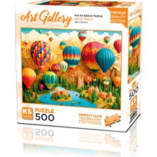 Ks Games Hot Air Balloon Festival 500 Parça Puzzle