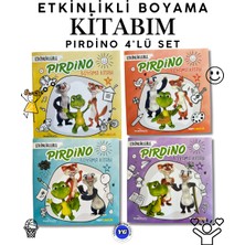 Burhan Yayınları Pırdino Etkinlikli Boyama Kitabım – 4’lü Set