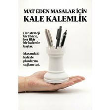 Muffy Stvdio Satranç Kale Tasarım Kalemlik ve Masa Düzenleyici