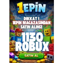 1Epin Roblox 1130 Robux - Usd Para Birimi