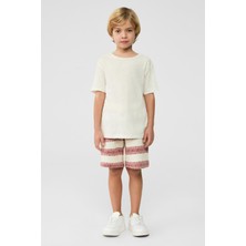 NBT Jeans Bg Store Erkek Çocuk Ekru Tshirt
