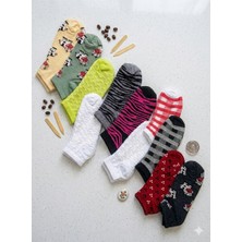 Potin Bayan Penye 10'lu Patik Çorap