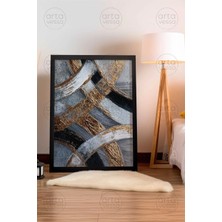 Artavessa Tek Parça Siyah Çerçeveli Tablo - Artplstksyh7