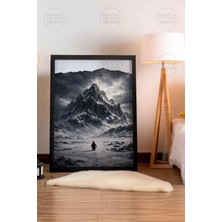 Artavessa Tek Parça Siyah Çerçeveli Tablo - ARTPLSTKSYH45