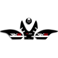  Motosıklet Kaplama Rks R250 Uyumlu Motosıklet Tank Pad 001