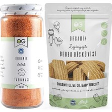 Og-Organik Bebek Tarhanası ve Organik Bebek Bisküvi Seti +6 Ay