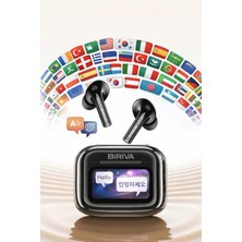Biriva TP29 Aı Tercüme Kulaklık Bluetooth 6.0 Anc+Enc 500 Mah Hd Ses
