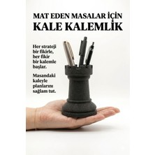 Muffy Stvdio Satranç Kale Tasarım Kalemlik ve Masa Düzenleyici
