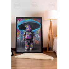 Artavessa Tek Parça Siyah Çerçeveli Tablo - ARTPLSTKSYH39