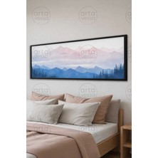 Artavessa Tek Parça Siyah Çerçeveli Panoramik Tablo - Artsyhmdfyty7