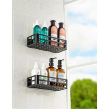 Popüler Sepet 2’li Banyo Organizer Düzenleyici Yapışkanlı Raf