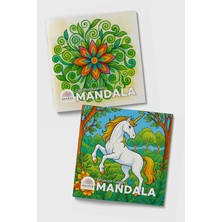 Art Terapi Mandala Yayınları Yetişkinler Için Mandala Boyama Kitabı Cep Boy 2'li Set
