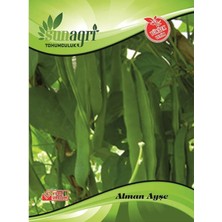 Sunagri Alman Ayşe Fasulye Tohumu - Geleneksel Yerli Tohum Bahçe ve Saksı Tipi
