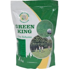 Green King Spor Alanları Çim Tohumu 1 Kg - Dayanıklı ve Yoğun Dokulu Yeşil Alan Tohumu