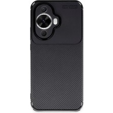 Uravas Store Nova 12S Kılıf Auto Focus Karbon Kapak - Siyah