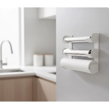 Plasfire Rulo Düzenleyici Askı, Folyo, Pişirme Kağıdı, Yağlı Kağıt, Streç Askısı. Rulo Düzenleyici