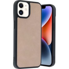 Uravas Store Iphone 11 Kılıf Aras Deri Kapak - Pudra