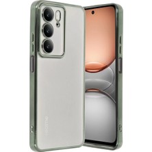 Uravas Store C75 4g Kılıf Lensli Silikon - Yeşil