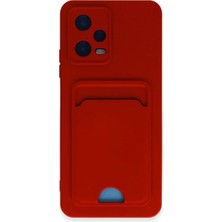 Uravas Store Poco X5 5g Kılıf Kelvin Kartvizitli Silikon - Kırmızı