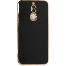 Uravas Store Mate 10 Lite Kılıf Volet Silikon - Siyah