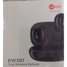 Lecoo EW301 Kablosuz Bluetooth 5.0 Tws Mikrofonlu Kulak Içi Kulaklık Siyah