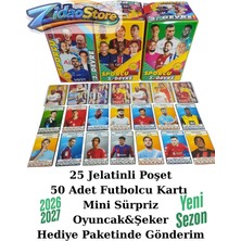 Emrah Gültekin Sporcu 2 Devre Futbolcu Kartları 25 Paket 50 Adet Koleksiyon Seti Sürpriz Hediyeli Jokeri Bul Kazan Oyun Kağıtları