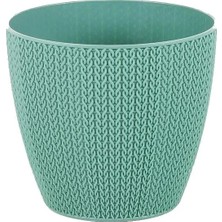 Serinova Sümela Örgü Desenli Saksı 0.50 Lt