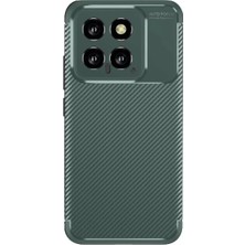 Uravas Store 14T Kılıf Auto Focus Karbon Kapak - Koyu Yeşil