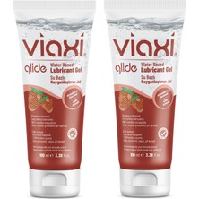 Viaxi Çilekli Kayganlaştırıcı Jel 100 Ml. (2 Adet)