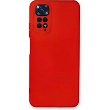 Uravas Store Redmi Note 11 Kılıf Nano Içi Kadife Silikon - Kırmızı