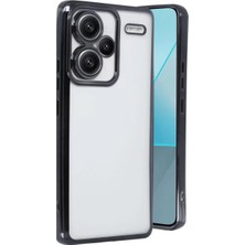 Uravas Store Redmi Note 13 Kılıf Lensli Silikon - Siyah