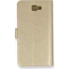 Uravas Store Galaxy J7 Prime Kılıf S Kapaklı Kılıf - Gold